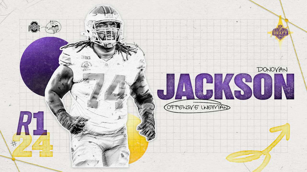 Vikings take OL Donovan Jackson with #24 pick in 2025 draft