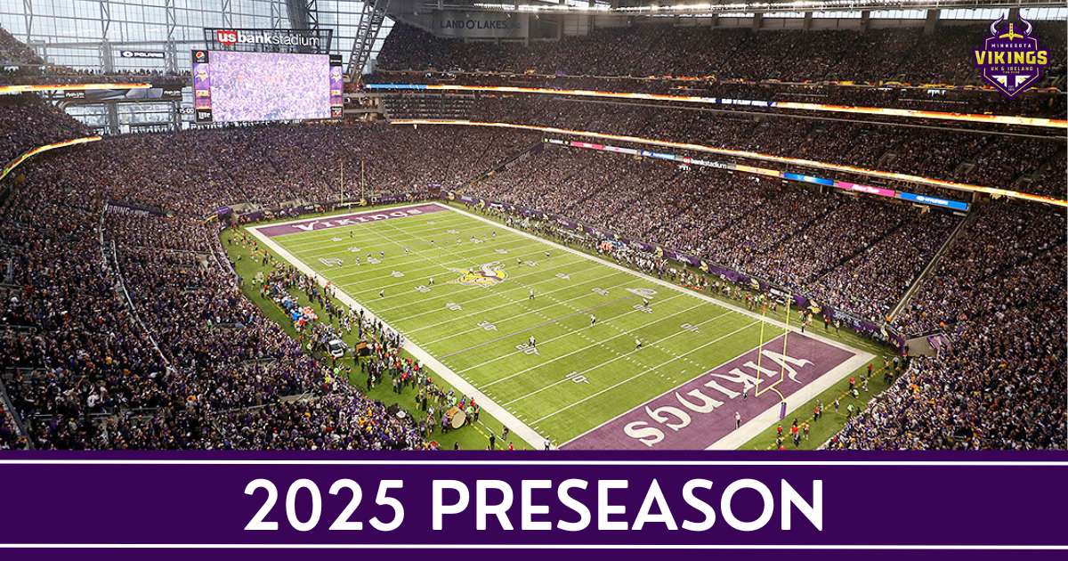 Vikings 2025 preseason campaign confirmed