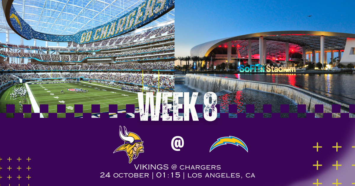 Week 8: Vikings vs Chargers, Oct. 24, 2025 – how to watch, preview, injury report, predictions