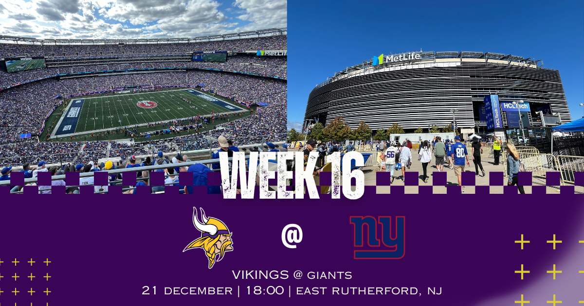 Week 16: Vikings vs Giants, Dec. 21, 2025 – how to watch, preview, injury report, predictions