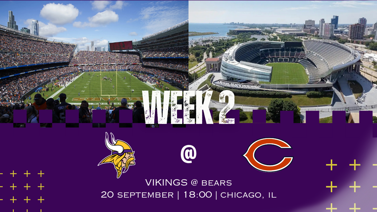 Week 2: Vikings vs Bears, Sep. 20, 2026 – how to watch, preview, injury report, predictions